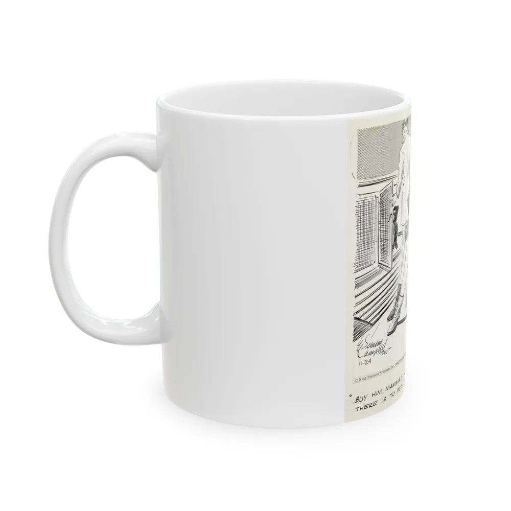 Cuties Daily Comic Strip, 1962 (1) - White Coffee Mug-Go Mug Yourself