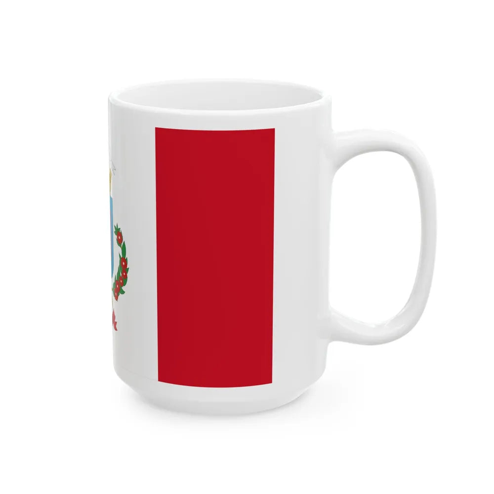 Flag of Heredia Province Costa Rica - White Coffee Mug-Go Mug Yourself