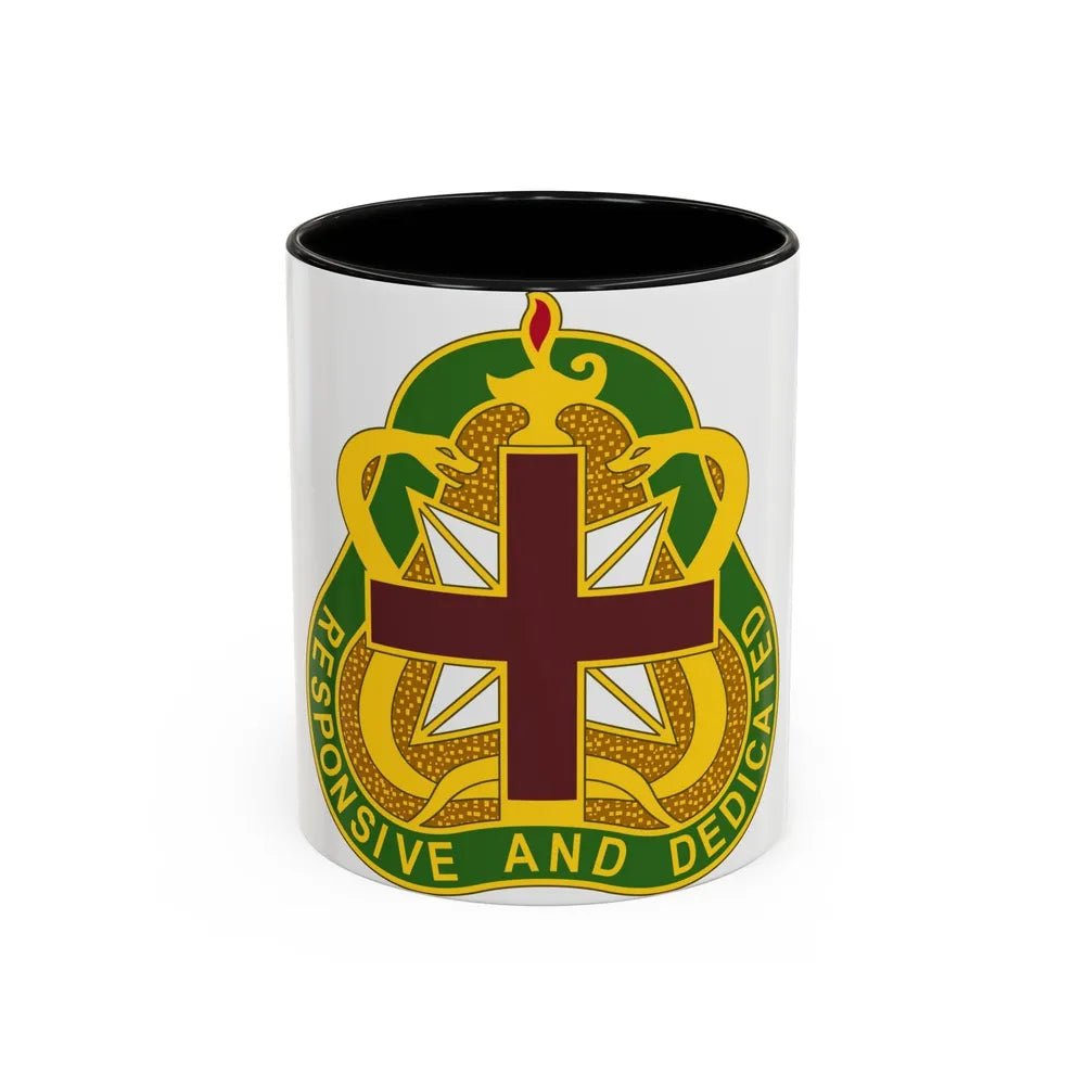 Medical Command 3 (U.S. Army) Accent Coffee Mug-11oz-Black-Go Mug Yourself