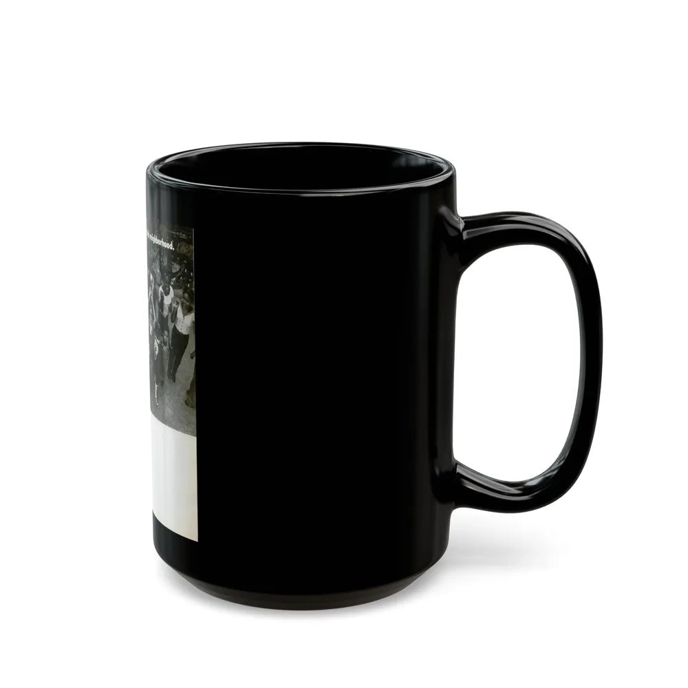 Santana 1974 II (Music Poster) Black Coffee Mug-Go Mug Yourself