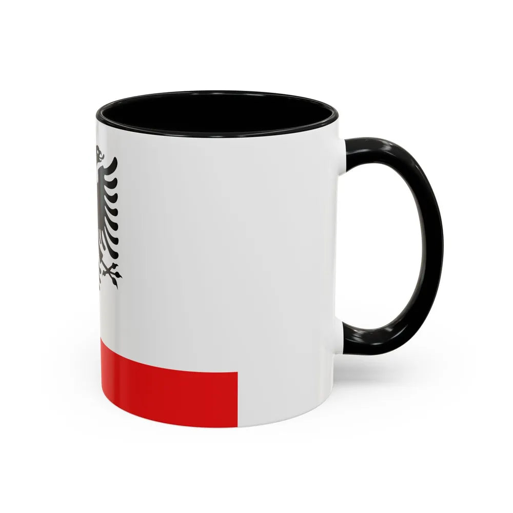 Naval Ensign of Albania - Accent Coffee Mug-Go Mug Yourself