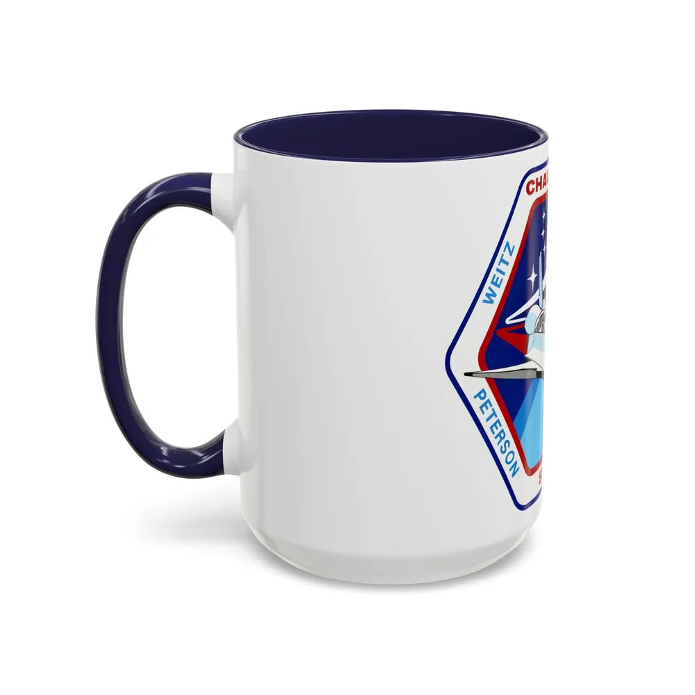 STS 6 (NASA) Accent Coffee Mug-Go Mug Yourself