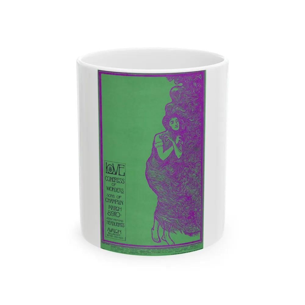 Love 1967 Poster (Music Poster) White Coffee Mug-11oz-Go Mug Yourself