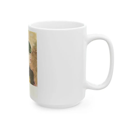 Black with Hunter's Green, 1941 - White Coffee Mug-Go Mug Yourself