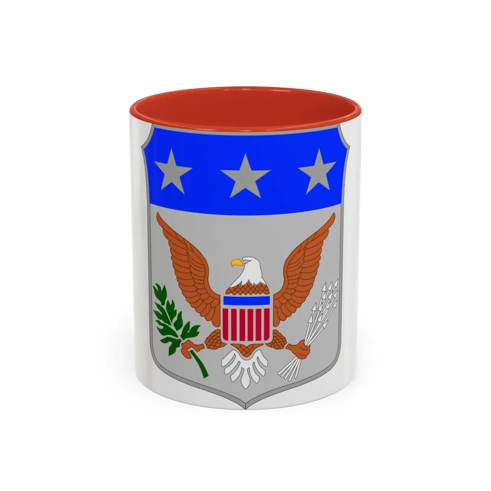 War College (U.S. Army) Accent Coffee Mug-11oz-Red-Go Mug Yourself