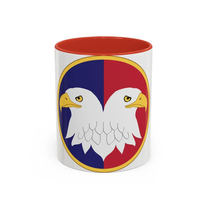 Reserve Command (U.S. Army) Accent Coffee Mug-11oz-Red-Go Mug Yourself