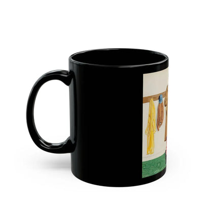 Collier's magazine cover, February 7, 1953 - Black Coffee Mug-Go Mug Yourself