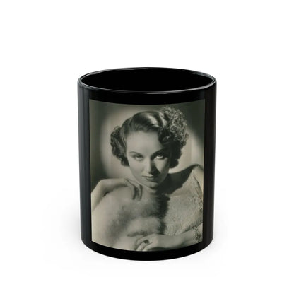 Fay Wray #164 (Vintage Female Icon) Black Coffee Mug-11oz-Go Mug Yourself