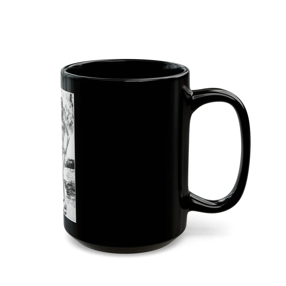 Gila Golan #119 (Vintage Female Icon) Black Coffee Mug-Go Mug Yourself