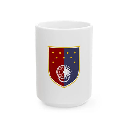 Flag of Sarajevo Canton Bosnia and Herzegovina - White Coffee Mug-15oz-Go Mug Yourself