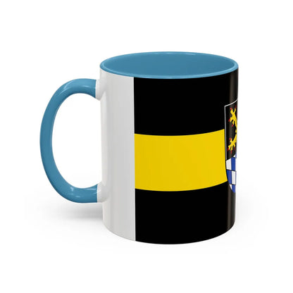 Flag of Amberg Germany - Accent Coffee Mug-Go Mug Yourself