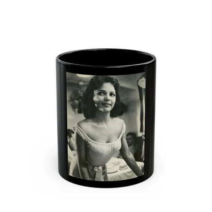 Dorothy Dandridge #92 (Vintage Female Icon) Black Coffee Mug-11oz-Go Mug Yourself