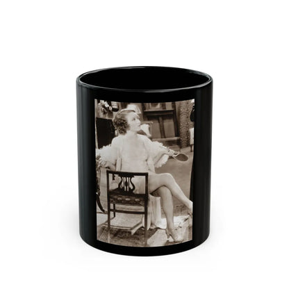 Fay Wray #204 1 (Vintage Female Icon) Black Coffee Mug-11oz-Go Mug Yourself