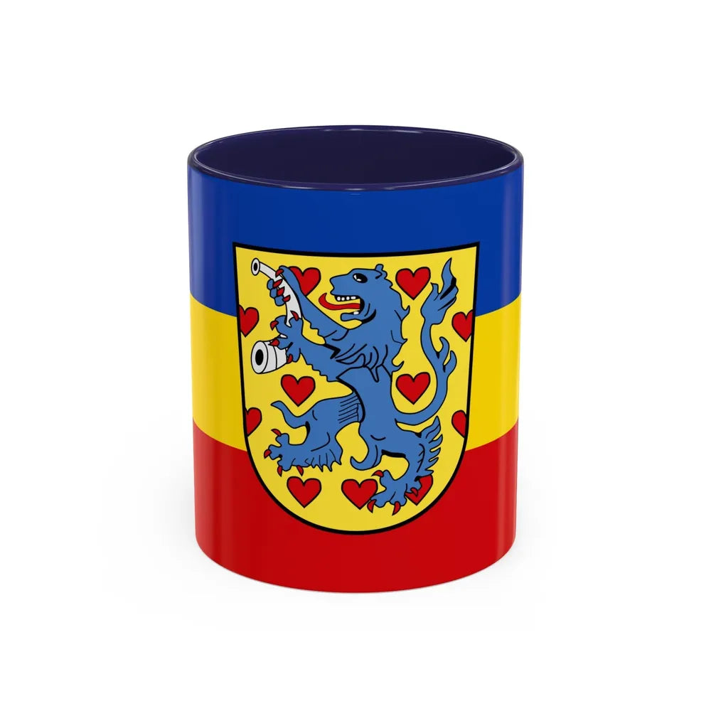 Flag of Gifhorn Germany - Accent Coffee Mug-11oz-Navy-Go Mug Yourself