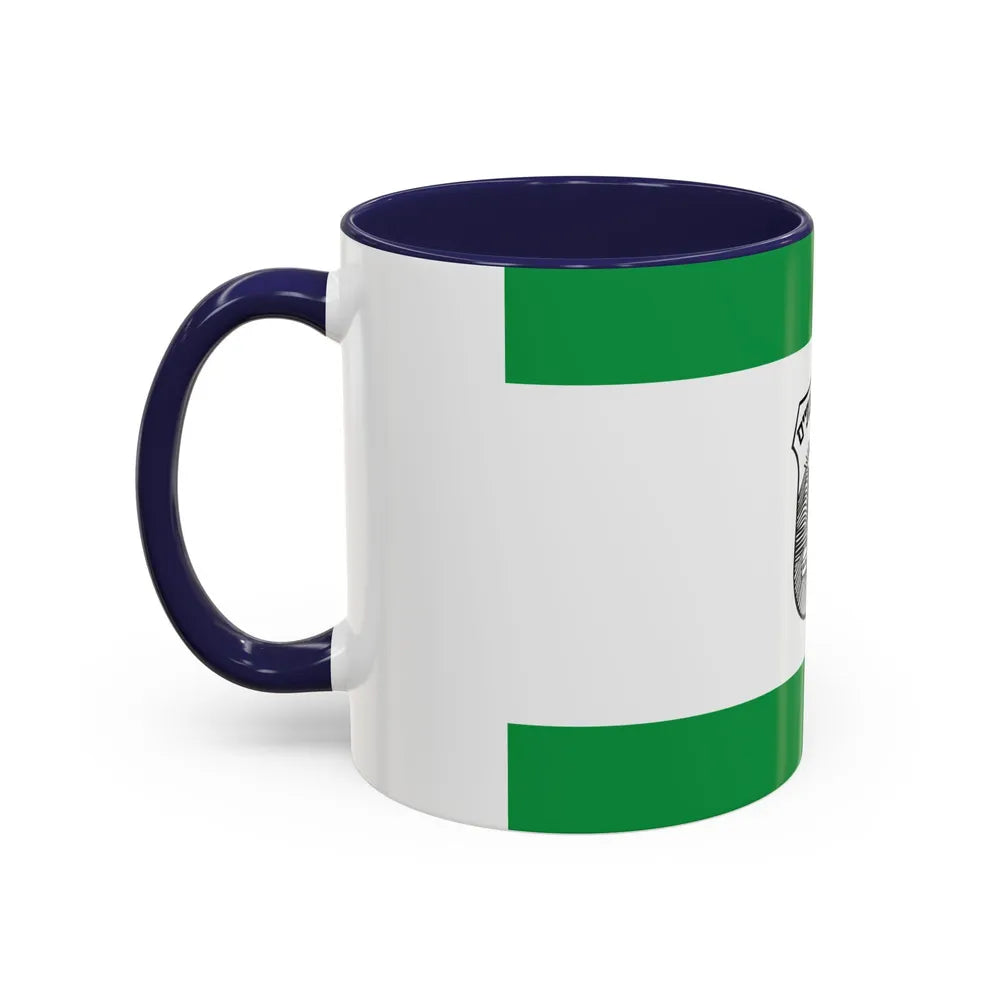 Flag of Givatayim Israel - Accent Coffee Mug-Go Mug Yourself