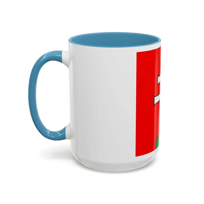 Flag of Elfingen Switzerland - Accent Coffee Mug-Go Mug Yourself