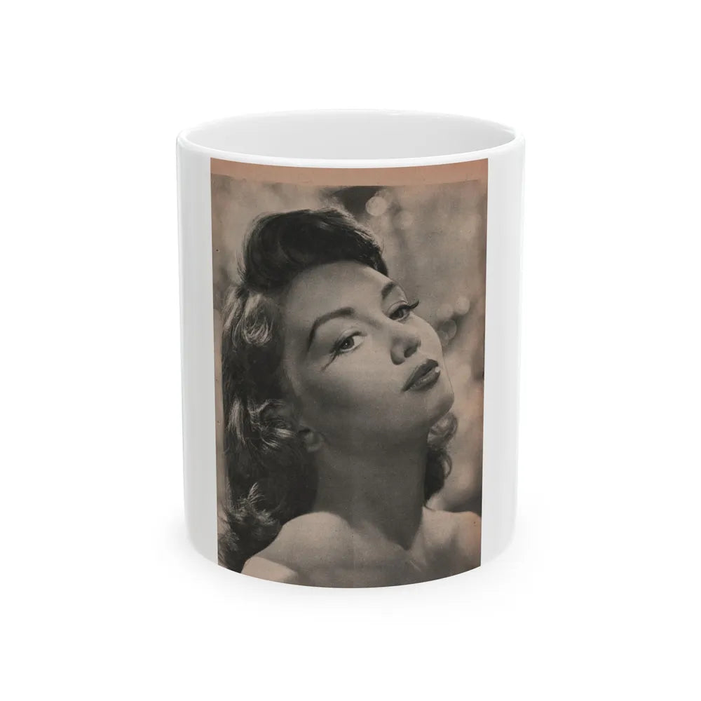 Janette Scott #60 - Life Story+Glamour Photos #38 Fans Star Library - Glamour Photo #7 (Vintage Female Icon) White Coffee Mug-11oz-Go Mug Yourself