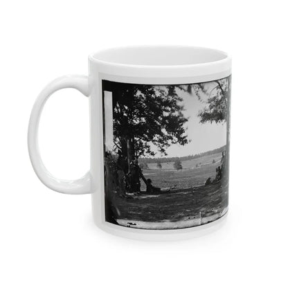 Cedar Mountain, Va. Battlefield Viewed From The West (U.S. Civil War) White Coffee Mug-Go Mug Yourself