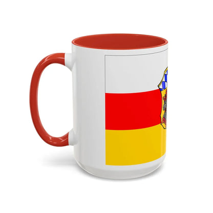 Flag of Freising Germany - Accent Coffee Mug-Go Mug Yourself