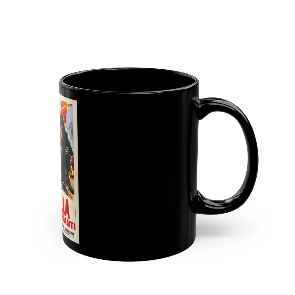 DESTROY ALL MONSTERS (GODZILLA) 3 1968 Movie Poster - Black Coffee Mug-Go Mug Yourself