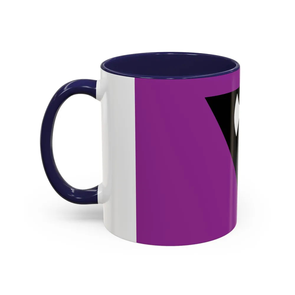 Labrys Lesbian Pride Flag - Accent Coffee Mug-Go Mug Yourself