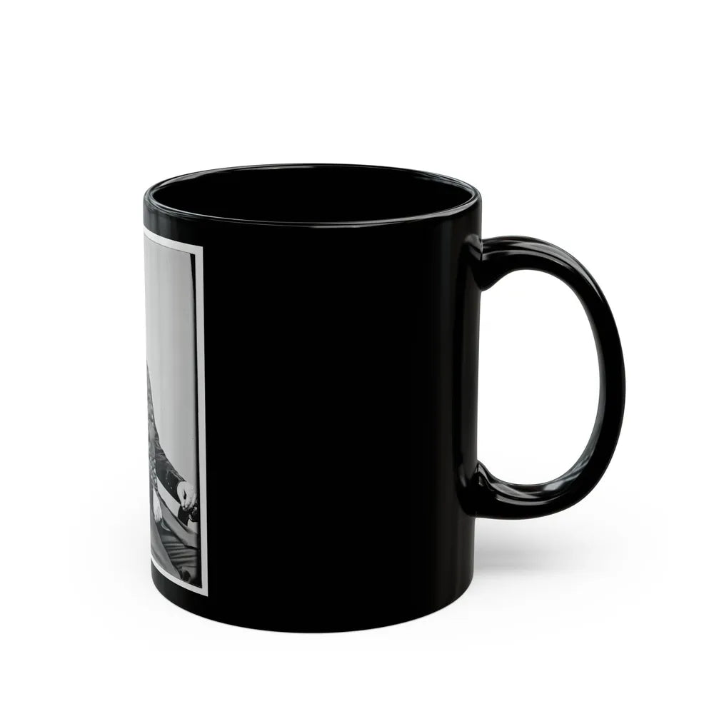 Portrait Of Maj. Gen. Samuel R. Curtis, Officer Of The Federal Army (U.S. Civil War) Black Coffee Mug-Go Mug Yourself