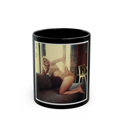 Jayne Mansfield #223 (Vintage Female Icon) Black Coffee Mug-11oz-Go Mug Yourself