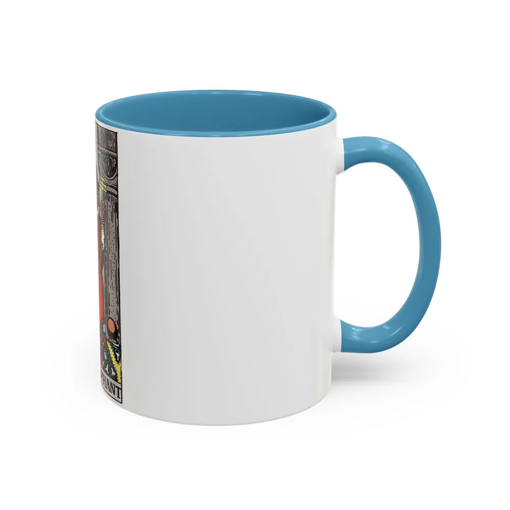 The Hierophant (Tarot Card) Accent Coffee Mug-Go Mug Yourself