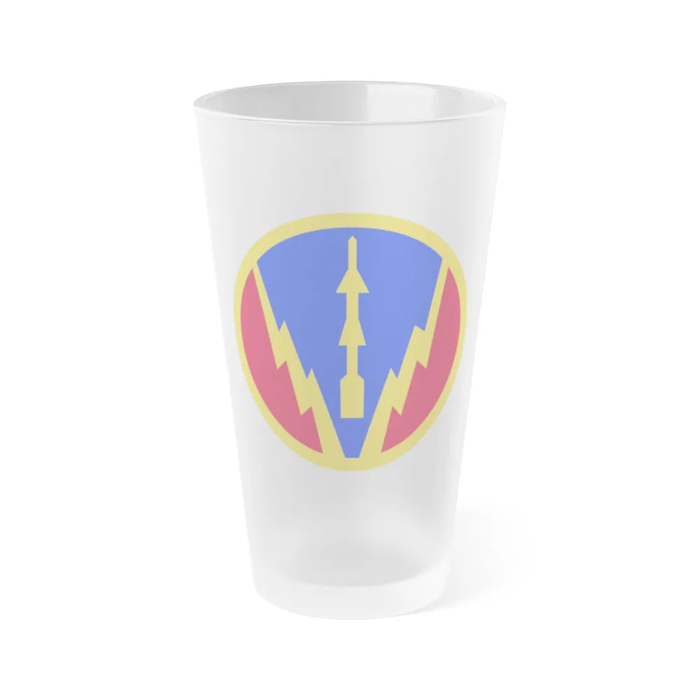 6th Air Defense Artillery Brigade (U.S. Army) Frosted Pint Glass 16oz-Go Mug Yourself