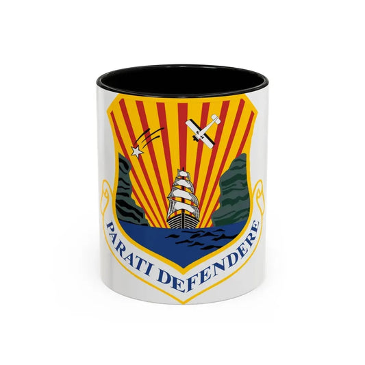6th Air Mobility Wing (U.S. Air Force) Accent Coffee Mug 11oz Black - Go Mug Yourself