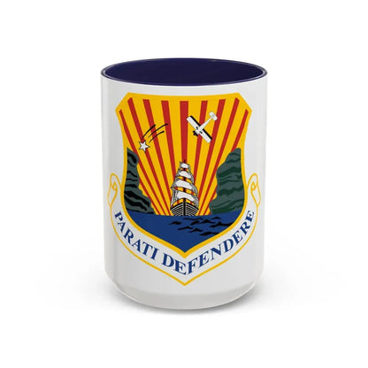 6th Air Mobility Wing (U.S. Air Force) Accent Coffee Mug 15oz Navy - Go Mug Yourself
