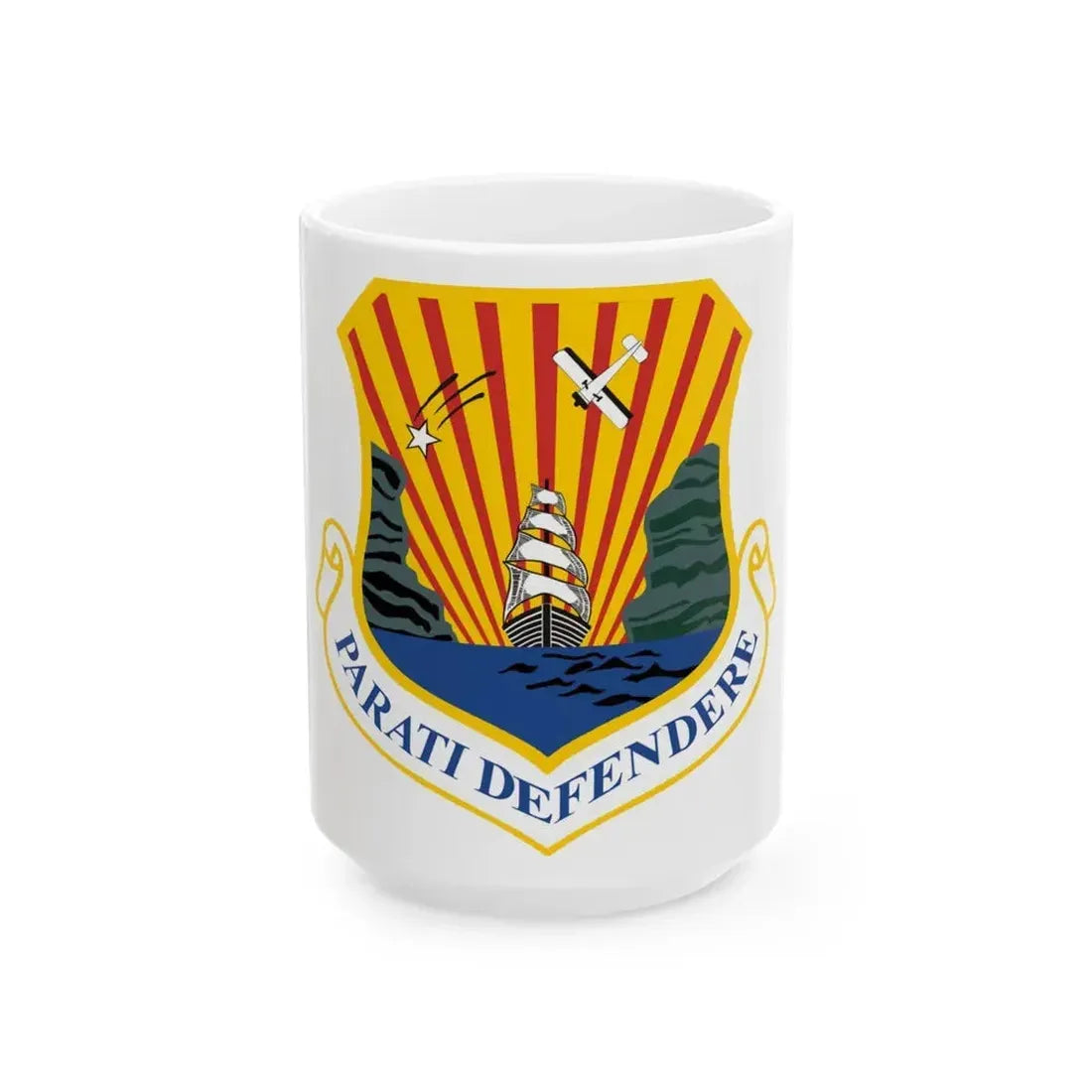 6th Air Mobility Wing (U.S. Air Force) White Coffee Mug 15oz - Go Mug Yourself