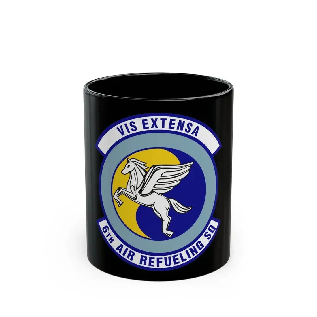 6th Air Refueling Squadron (U.S. Air Force) Black Coffee Mug 11oz - Go Mug Yourself