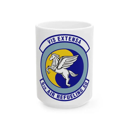 6th Air Refueling Squadron (U.S. Air Force) White Coffee Mug 15oz - Go Mug Yourself