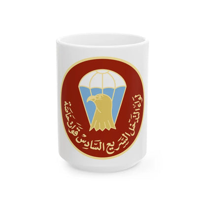 6th BDE (USMC) White Coffee Mug-15oz-Go Mug Yourself