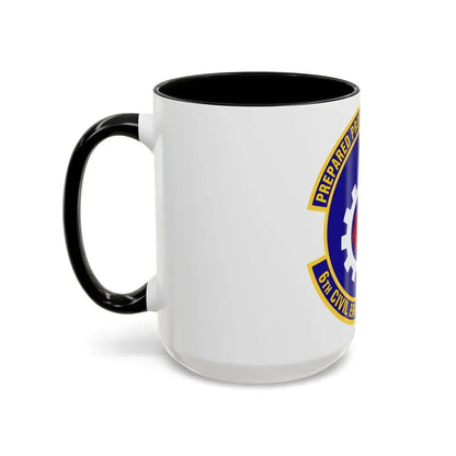 6th Civil Engineer Squadaron (U.S. Air Force) Accent Coffee Mug - Go Mug Yourself