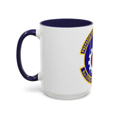 6th Civil Engineer Squadaron (U.S. Air Force) Accent Coffee Mug - Go Mug Yourself