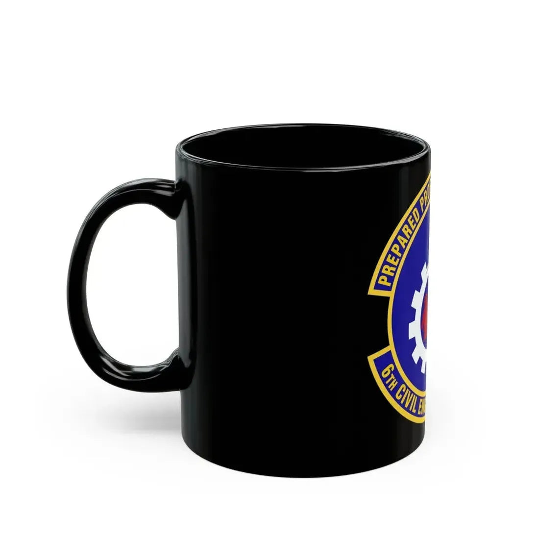 6th Civil Engineer Squadaron (U.S. Air Force) Black Coffee Mug - Go Mug Yourself