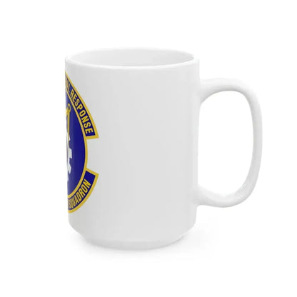 6th Civil Engineer Squadaron (U.S. Air Force) White Coffee Mug - Go Mug Yourself