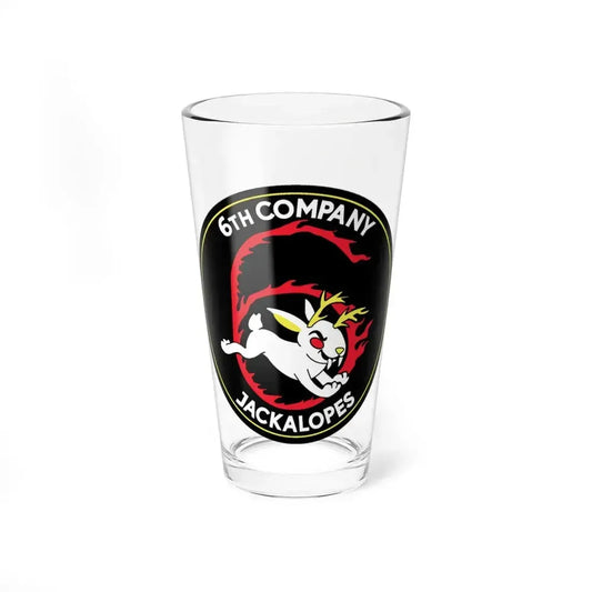 6TH COMPANY JACKALOPES (U.S. Navy) Pint Glass 16oz 16oz - Go Mug Yourself