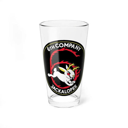 6TH COMPANY JACKALOPES (U.S. Navy) Pint Glass 16oz 16oz - Go Mug Yourself