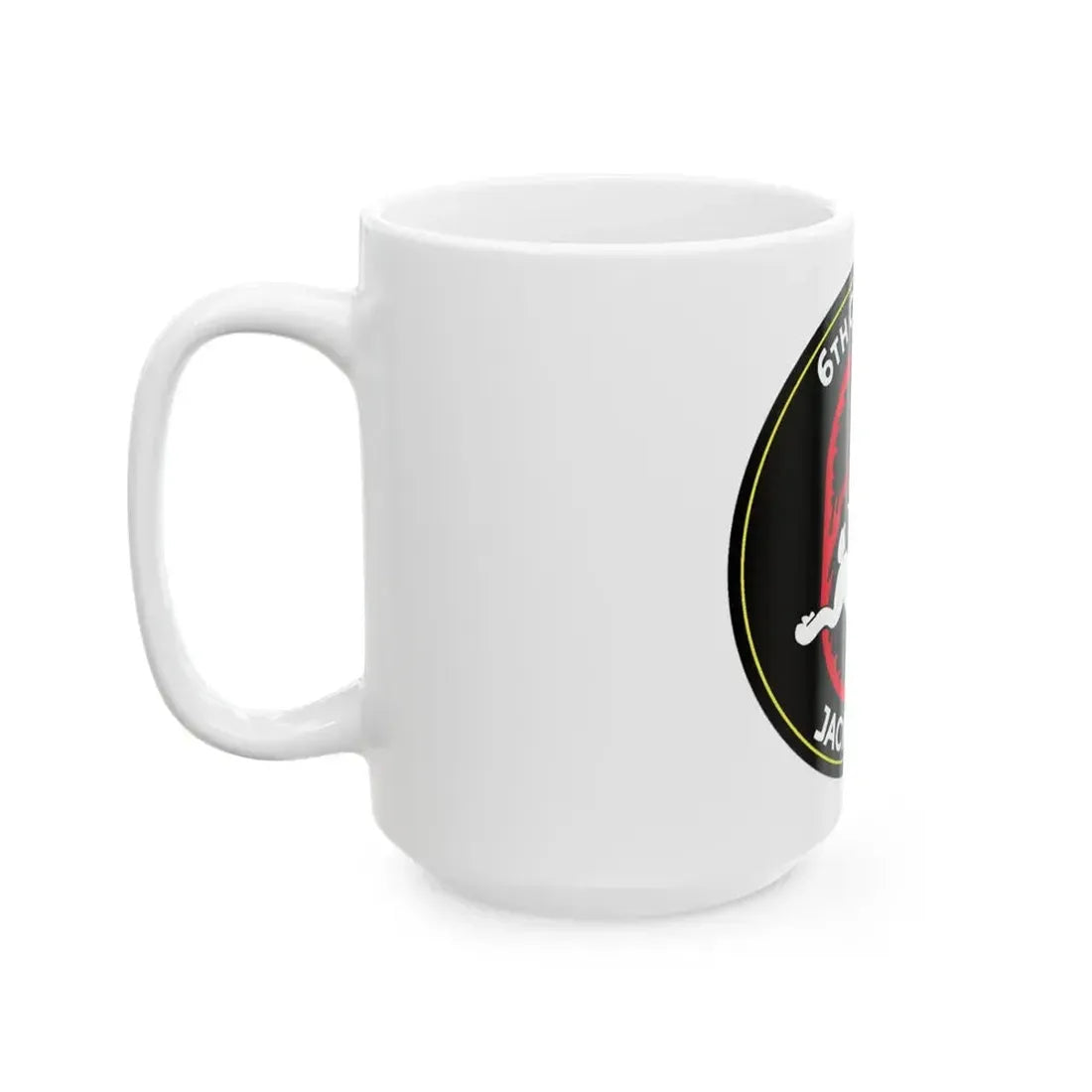 6TH COMPANY JACKALOPES (U.S. Navy) White Coffee Mug - Go Mug Yourself