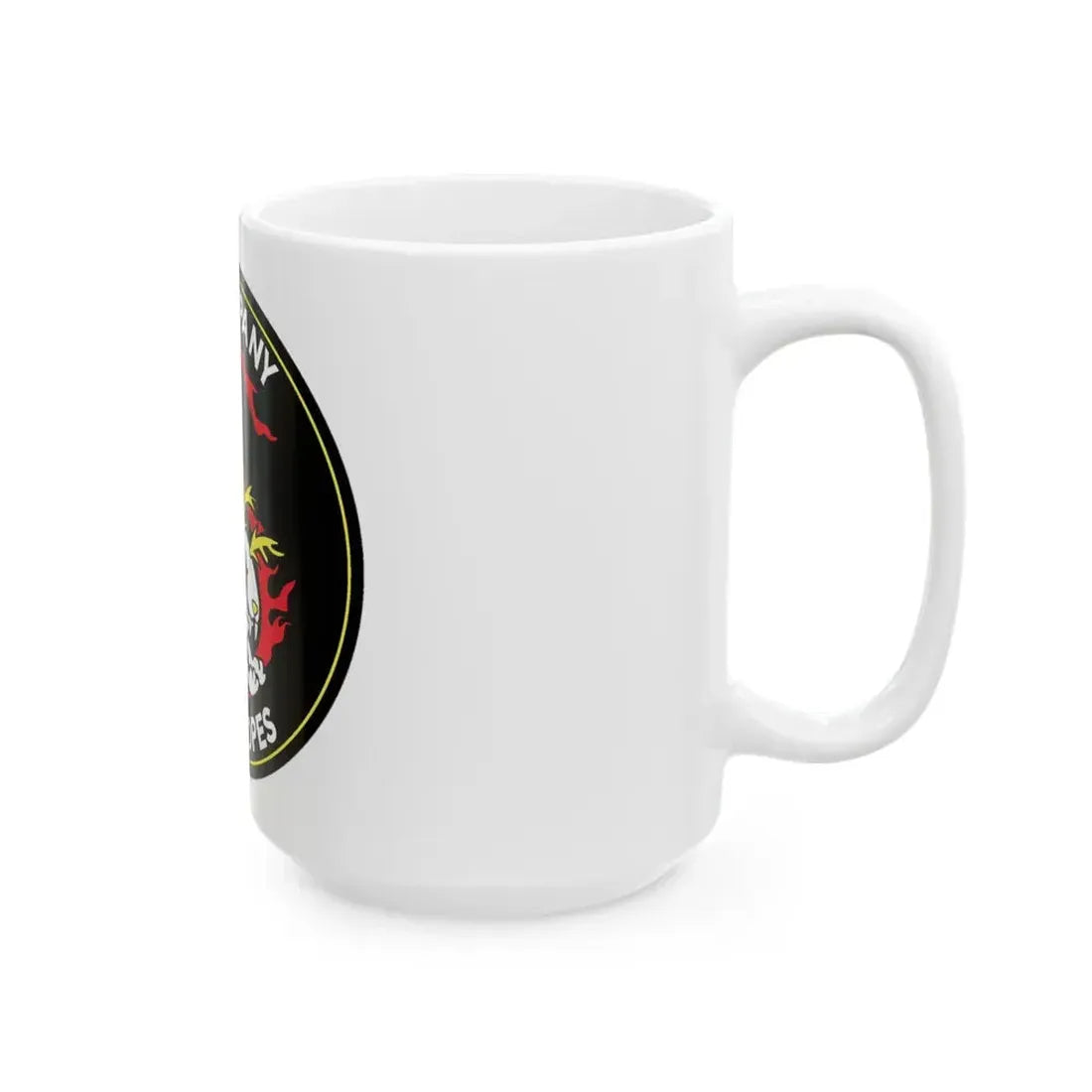 6TH COMPANY JACKALOPES (U.S. Navy) White Coffee Mug - Go Mug Yourself