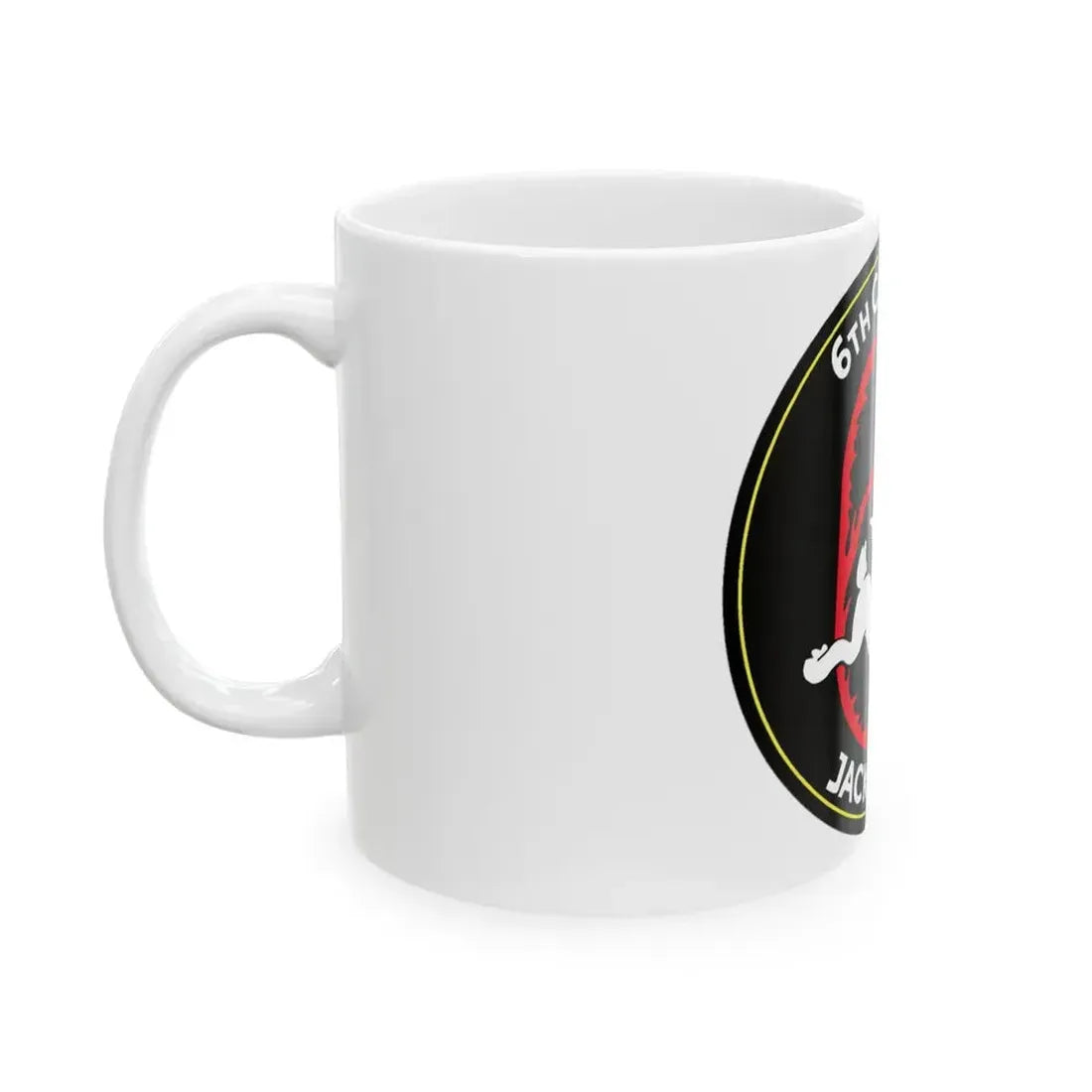 6TH COMPANY JACKALOPES (U.S. Navy) White Coffee Mug - Go Mug Yourself