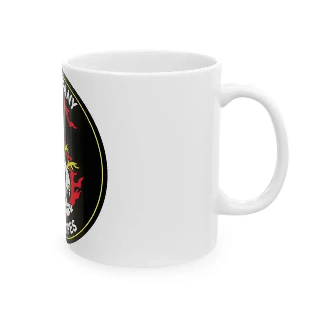 6TH COMPANY JACKALOPES (U.S. Navy) White Coffee Mug - Go Mug Yourself