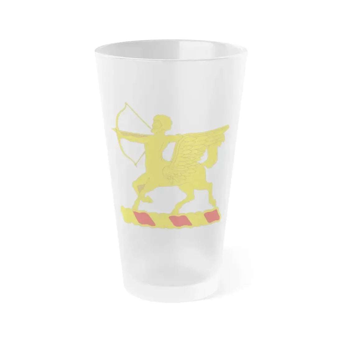 6th Field Artillery Regiment (U.S. Army) Frosted Pint Glass 16oz Default Title - Go Mug Yourself