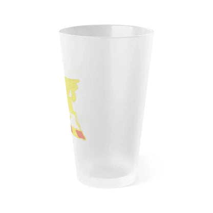 6th Field Artillery Regiment (U.S. Army) Frosted Pint Glass 16oz - Go Mug Yourself