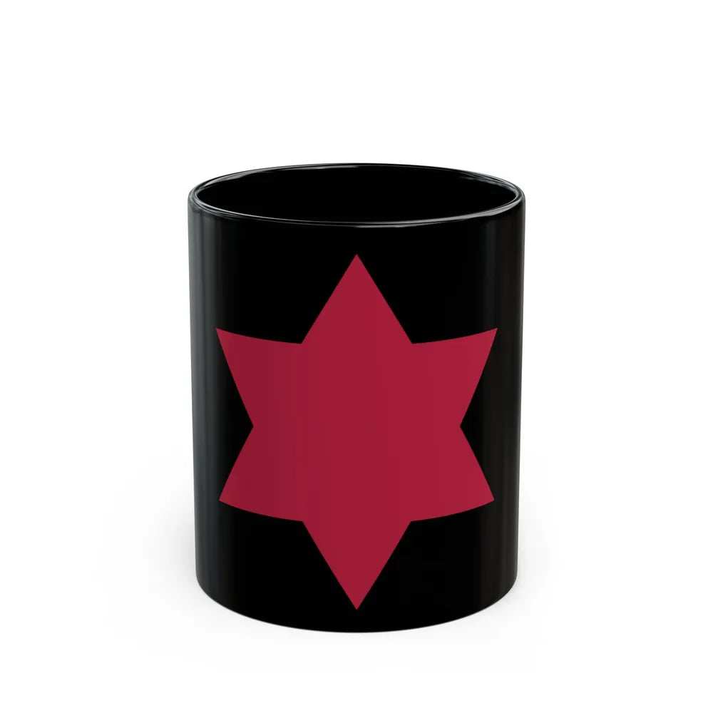 6th Infantry Division (U.S. Army) Black Coffee Mug-11oz-Go Mug Yourself