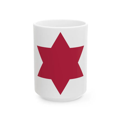 6th Infantry Division (U.S. Army) White Coffee Mug-15oz-Go Mug Yourself