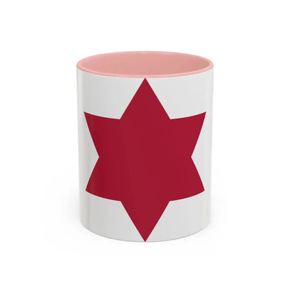 6th Infantry Division (U.S. Army) Accent Coffee Mug 11oz Pink - Go Mug Yourself
